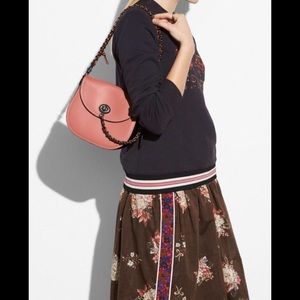 Coach Mixed Print Layered Skirt